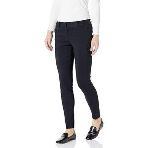 SATINATO Women's Straight Pants Stretch Slim Trousers Casual Business 14